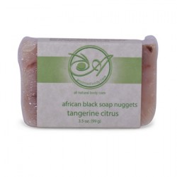 African Black Soap Tangerine Citrus Bath Bar