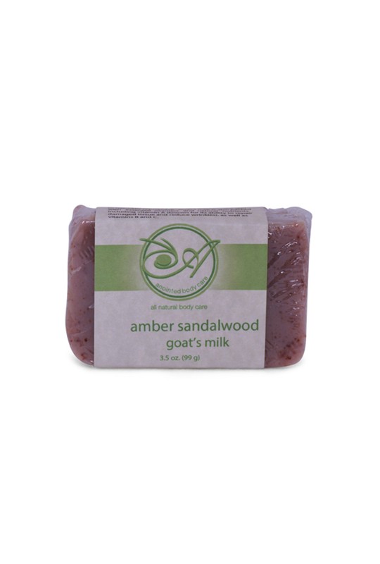 Amber Sandalwood Goat's Milk Bath Bar